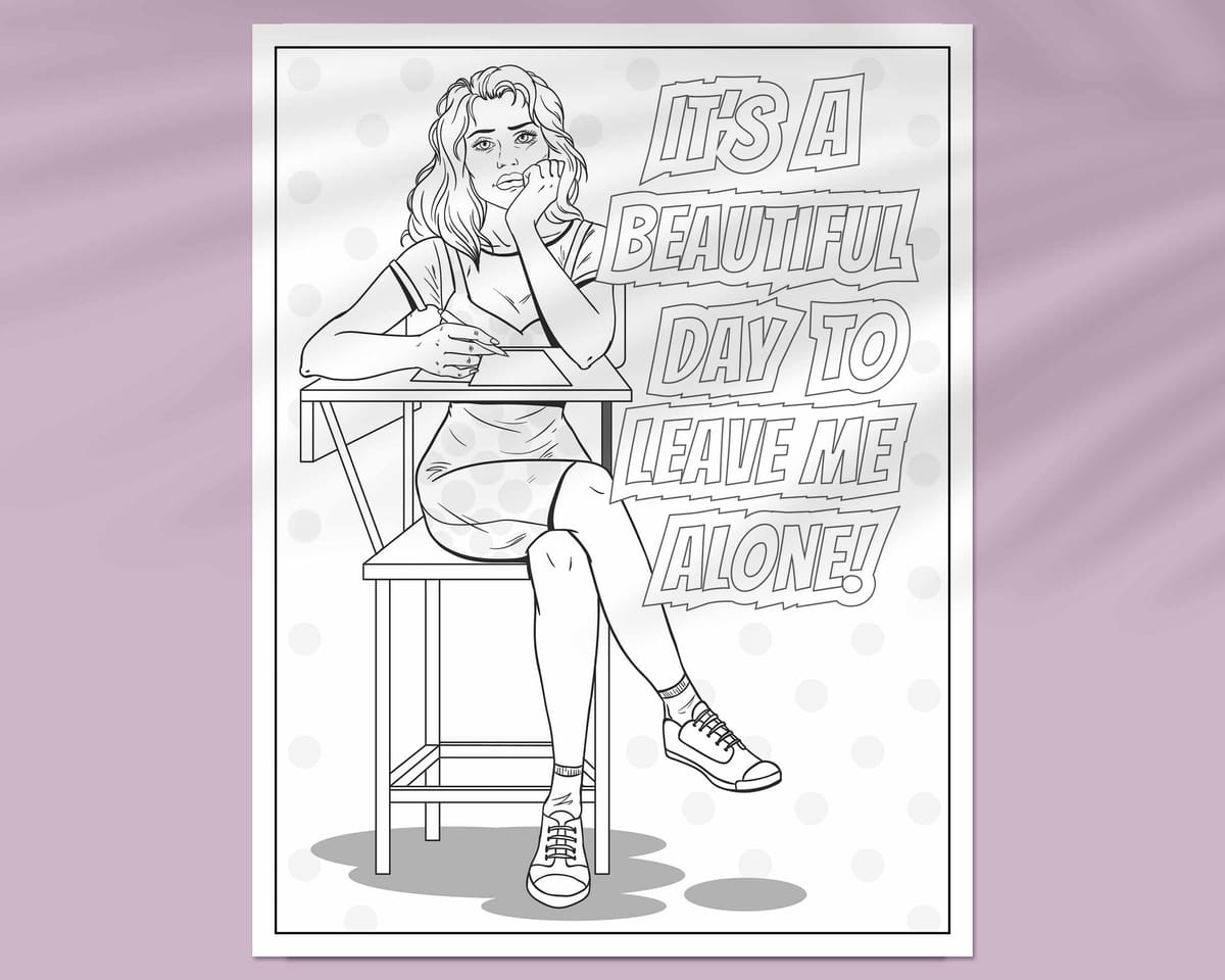 Cute coloring page 3